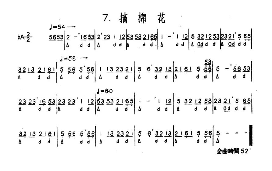 摘棉花（河北定州民间吹奏乐）