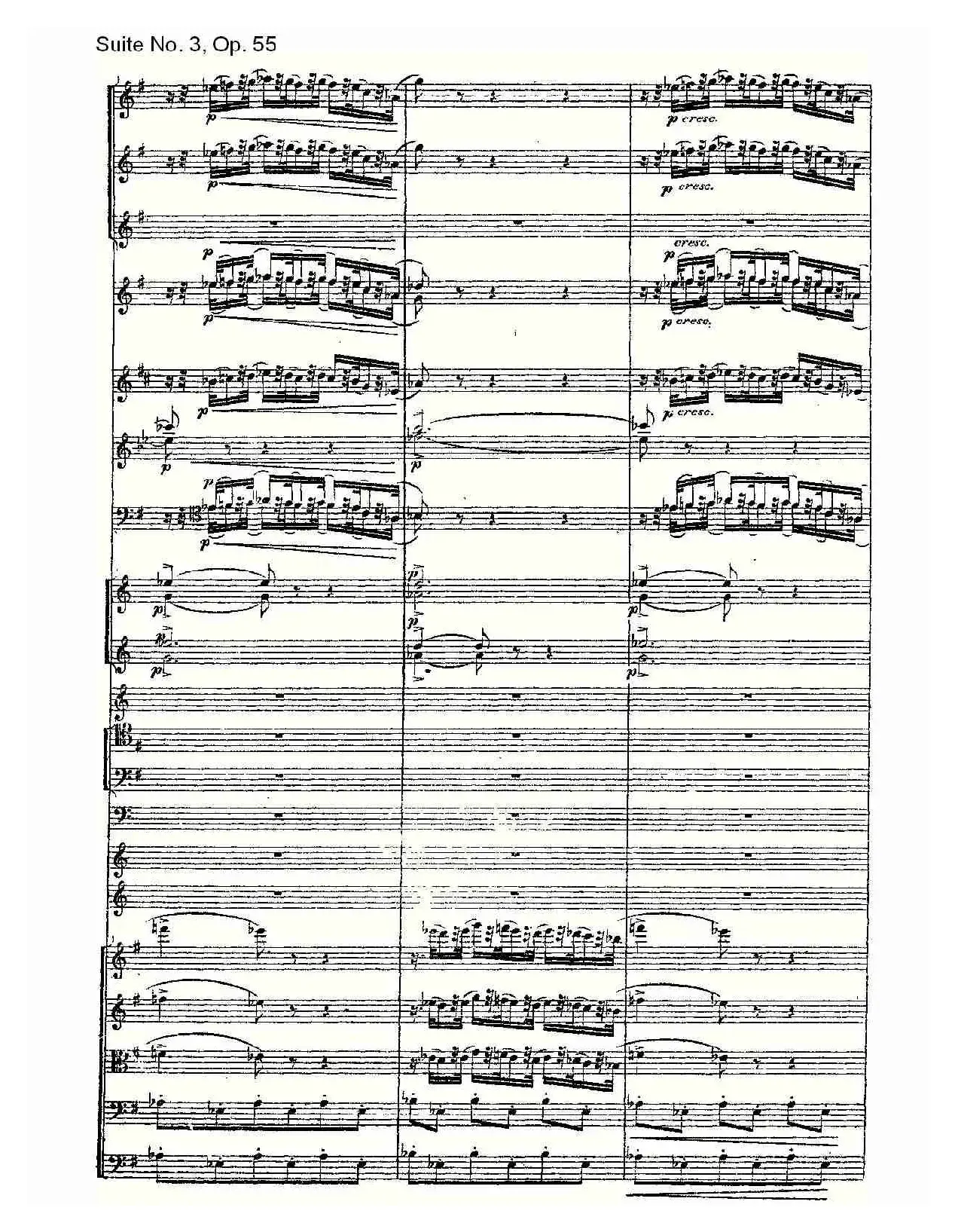 Suite No. 3, Op.55  第三套曲,Op.55第四乐章第二部（一）