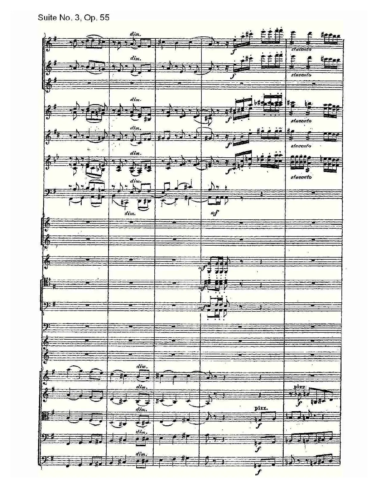 Suite No. 3, Op.55  第三套曲,Op.55第四乐章第二部（一）