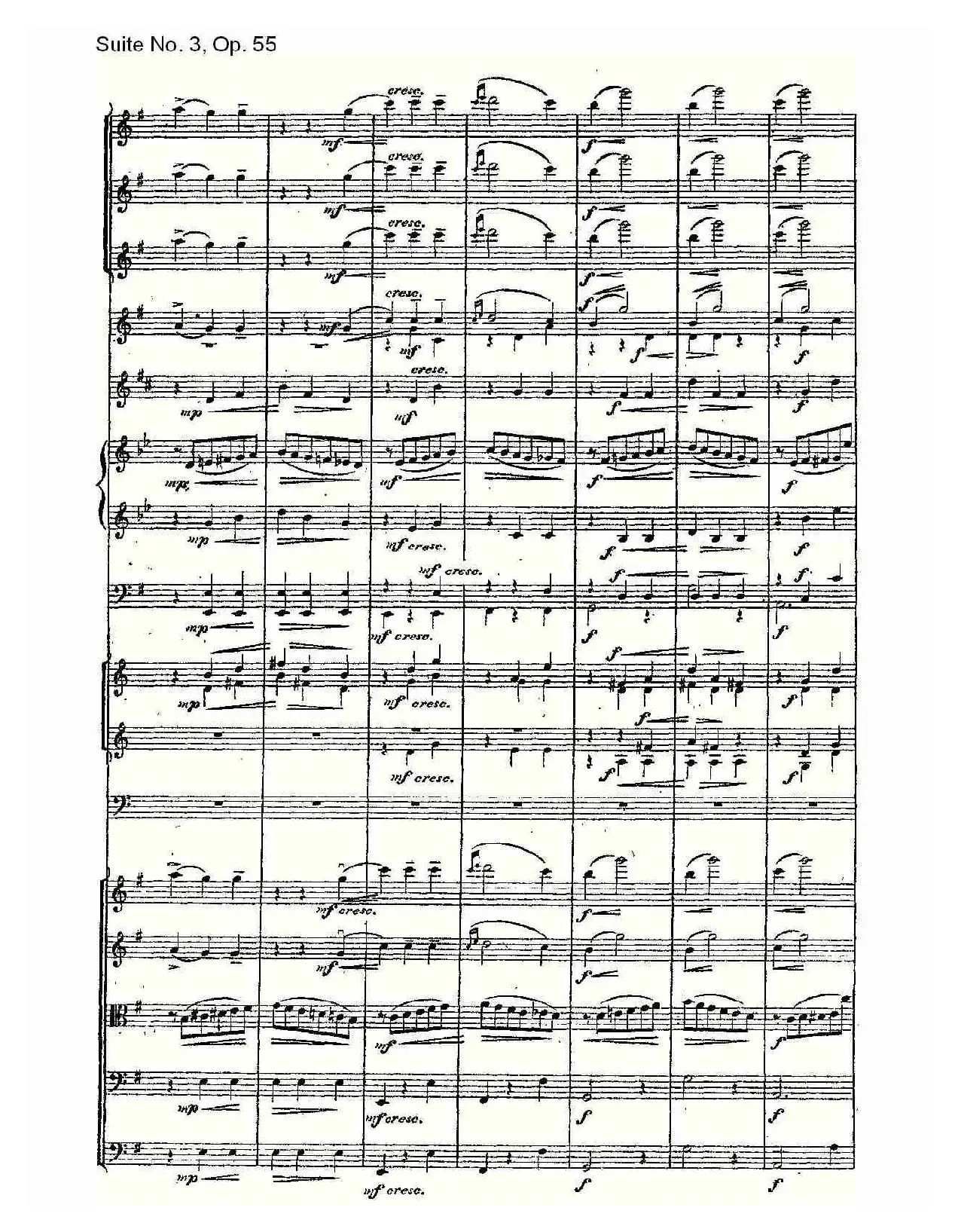 Suite No. 3, Op.55  第三套曲,Op.55第二乐章