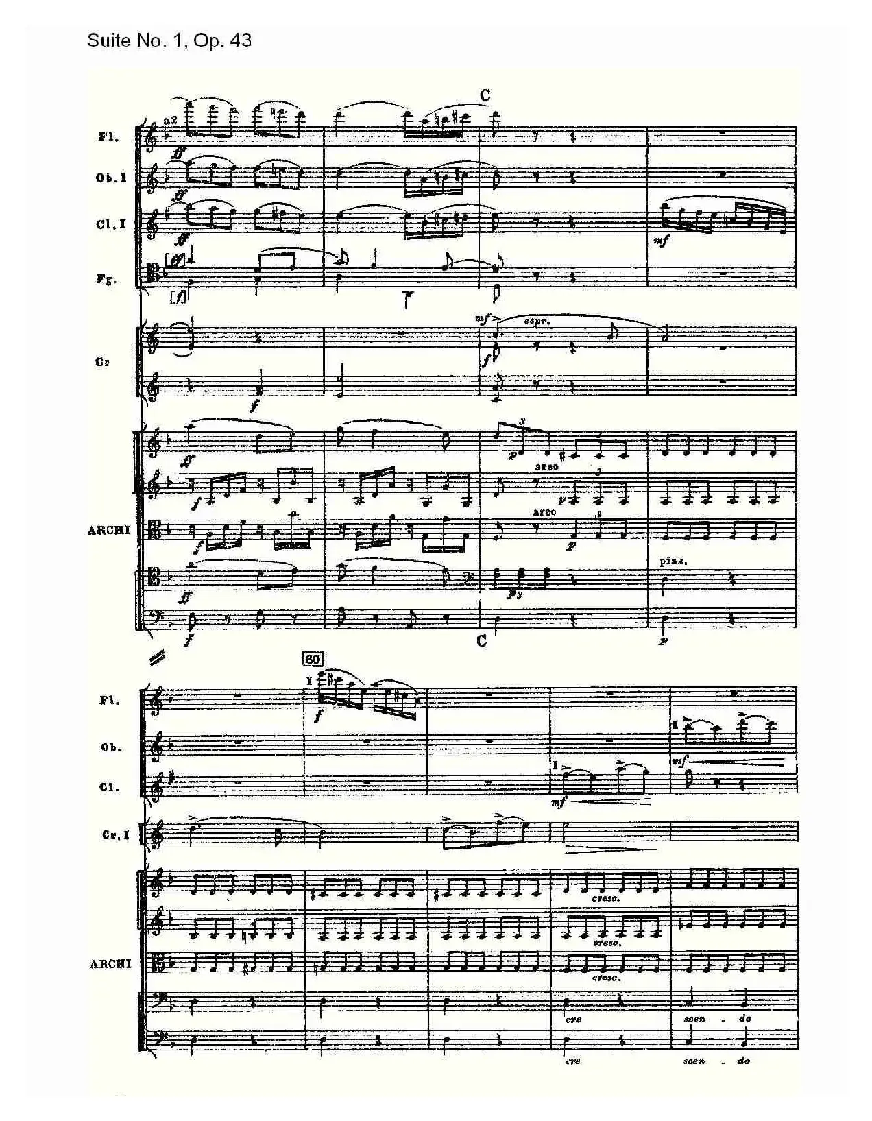 Suite No.1, Op.43   第一套曲,Op.43第三乐章