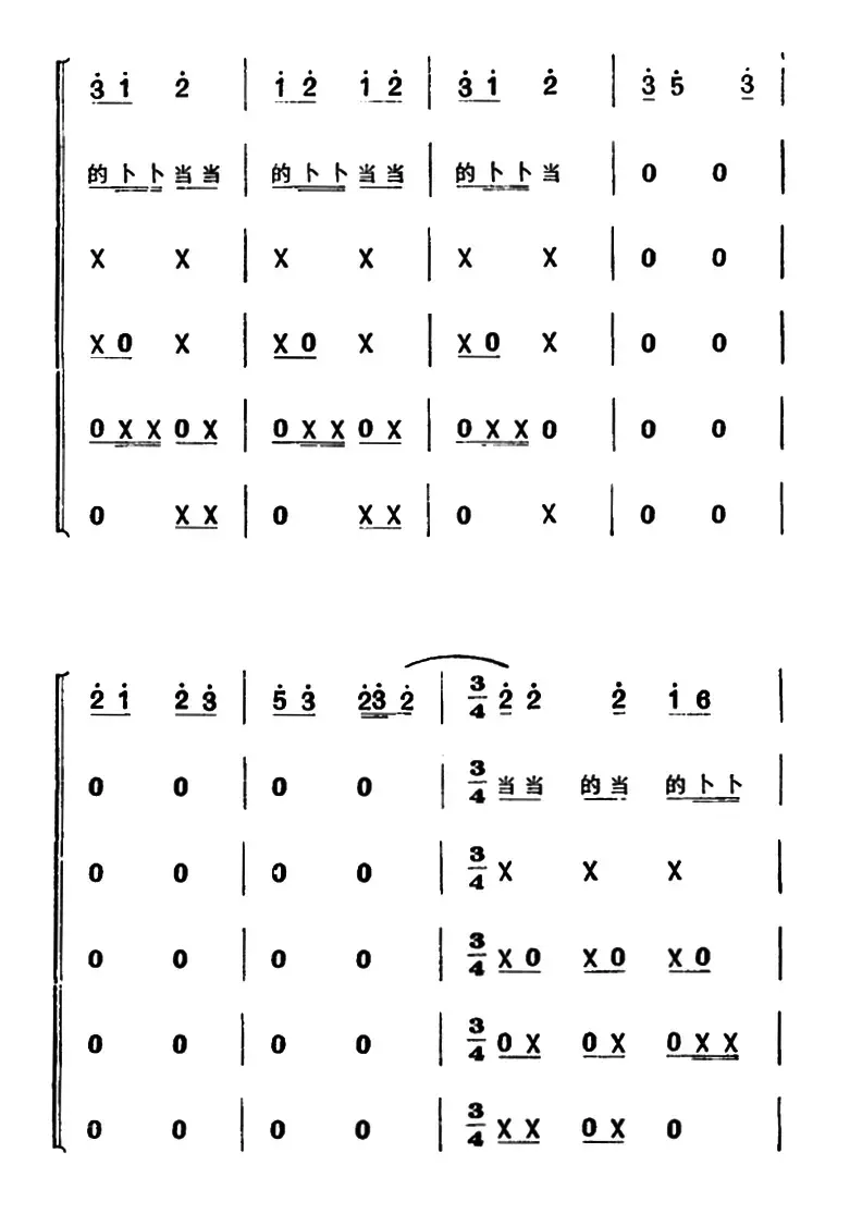 安庆调（打击乐吹管乐合奏）