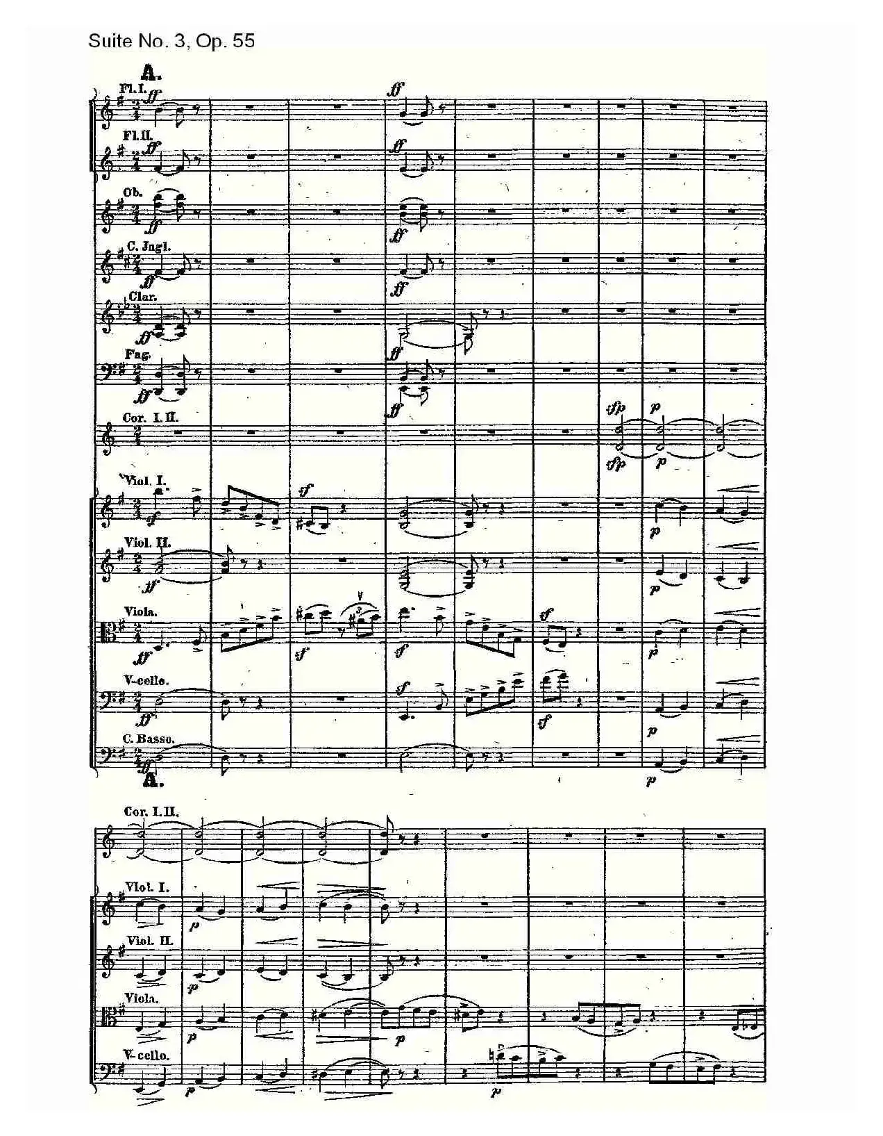 Suite No. 3, Op.55  第三套曲,Op.55第一乐章