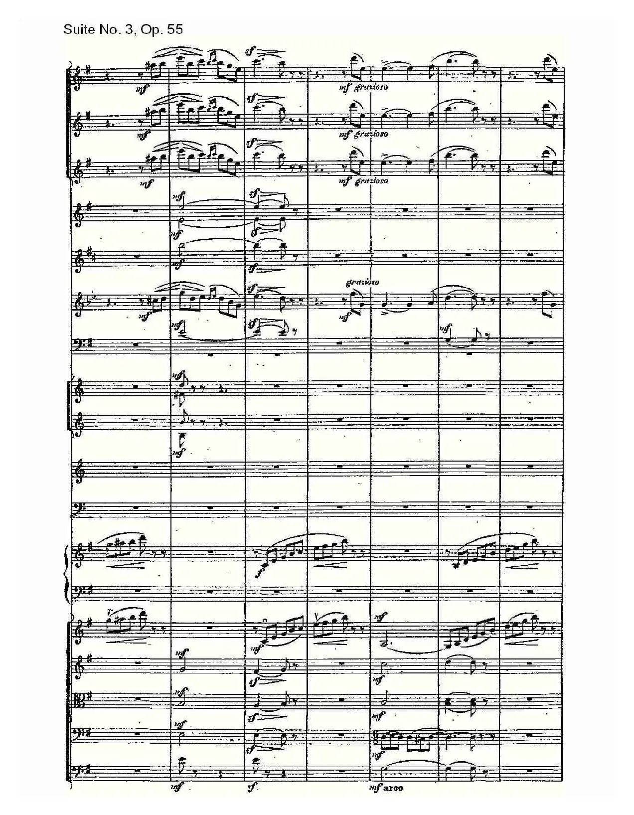 Suite No. 3, Op.55  第三套曲,Op.55第一乐章